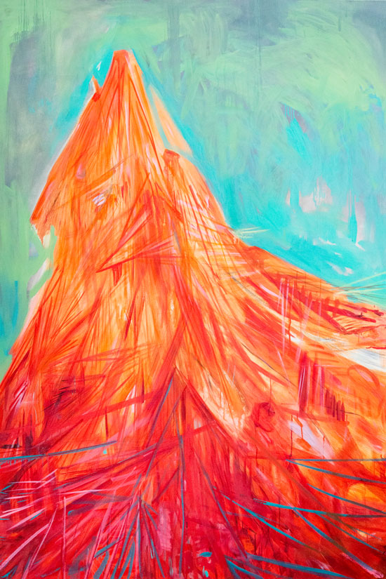 formation///oil on canvas, 54" x 60"