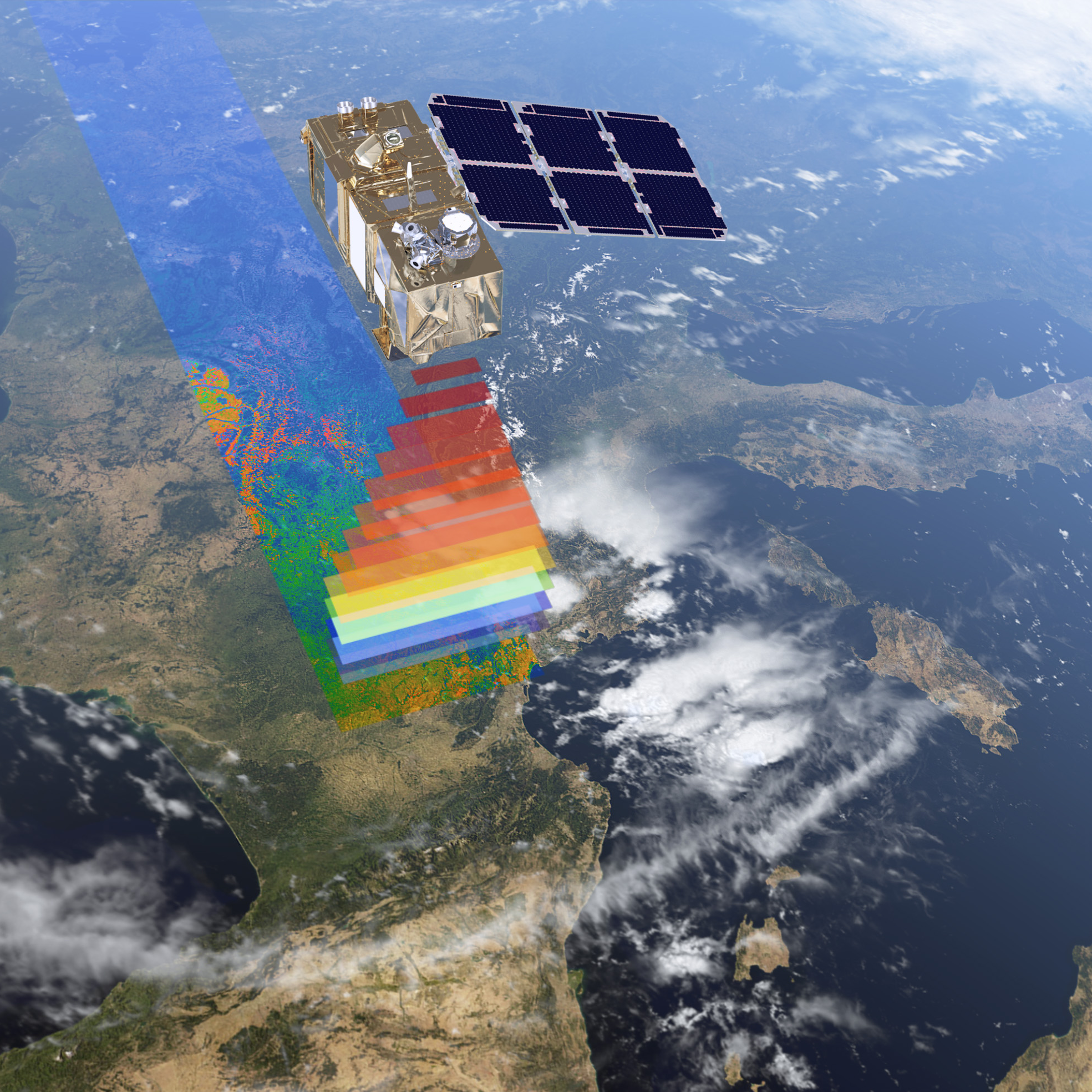 Buzzard Drone multispectral camera is compatible with the ESA Sentinel2 Satellites