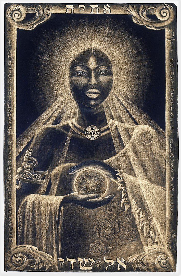 The Black Madonna by Minouche Graglia