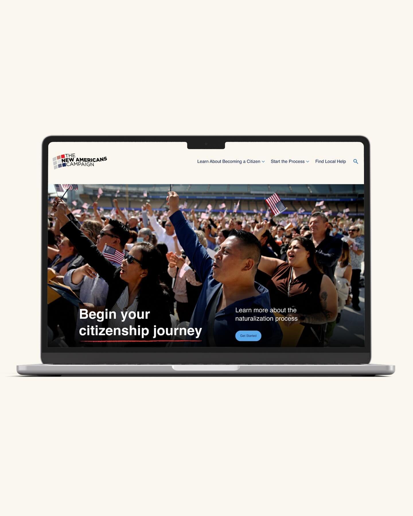 New Work &mdash; Web Design for New Americans Campaign &mdash; Transforming the Path to Citizenship 

Did you know that despite 9 million lawful permanent residents being eligible for US citizenship, fewer than 1 million apply for naturalization annu