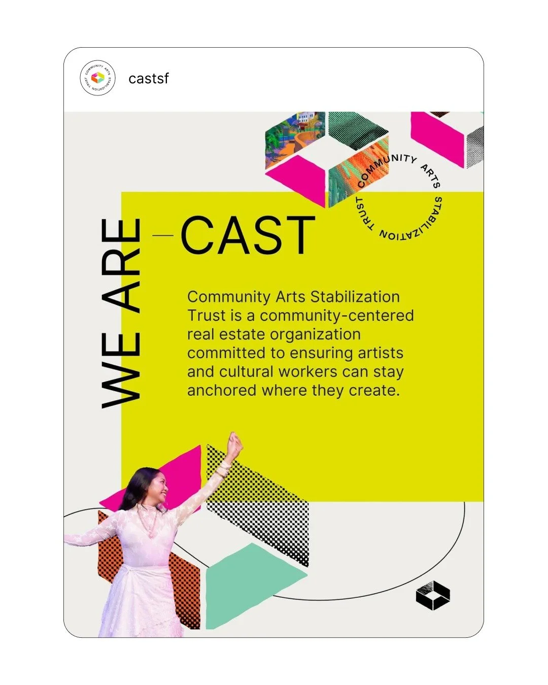 We love seeing @castsf &rsquo;s feed in action. This is the power of a strong visual system at work.

Our brand guidelines are always built to be easy to use across every touchpoint, but when clients like CAST ask us to create custom social media tem