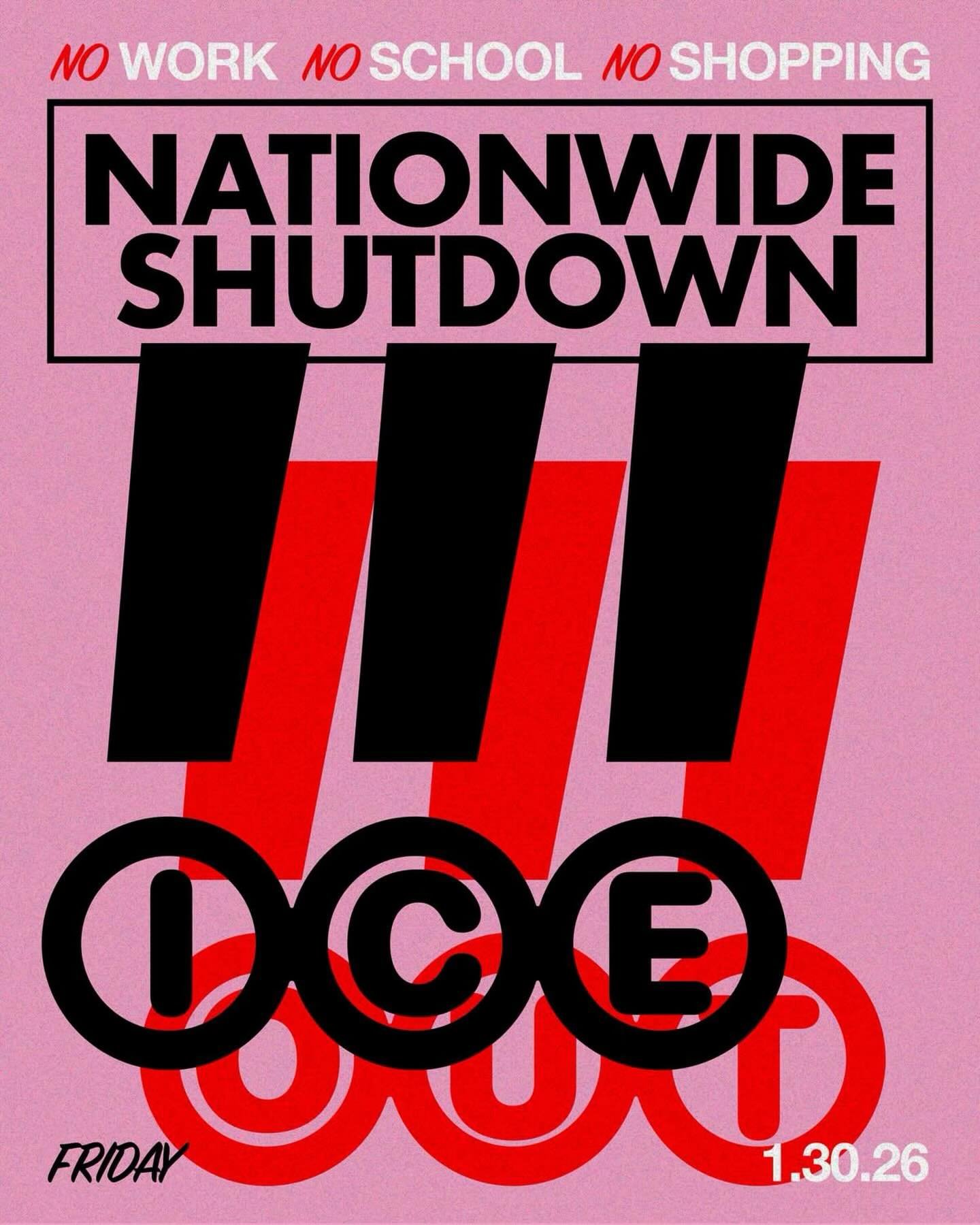 Our studio will be closed tomorrow, January 30, in solidarity with the national shutdown opposing ICE and the ongoing violence against our communities.

As a values-driven studio, we believe design is never separate from the world we live in, and we&