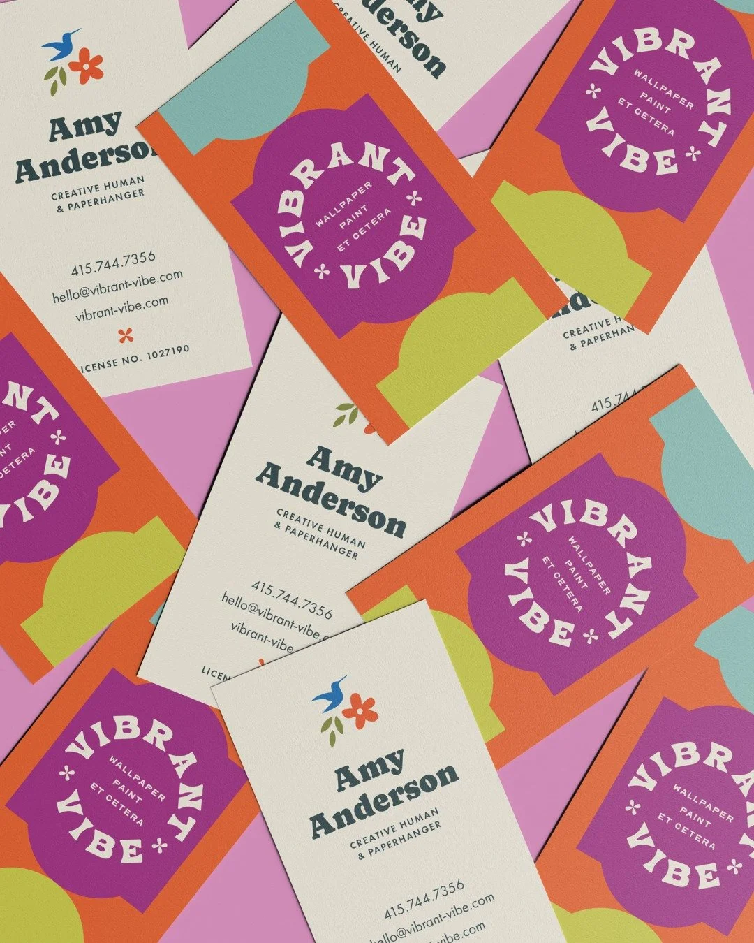 New Work &mdash; Brand Identity + Web Design for Vibrant Vibe ✨

Amy Anderson, the founder of @amyisavibrantvibe, has spent a lifetime curating spaces that aren't just lived in but truly loved. As a wallpaper installer and decorator with a passion fo