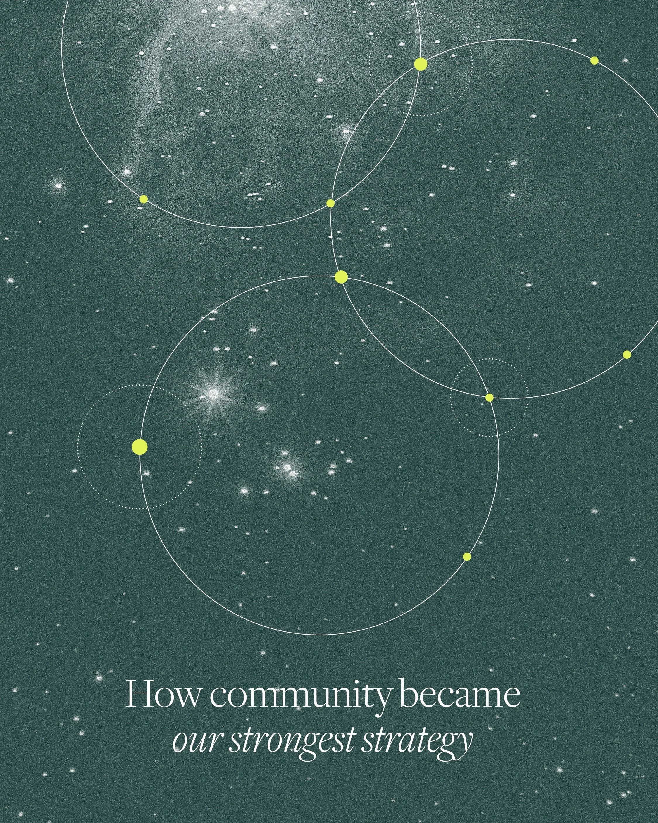 A few years in, we sat down to review where our work was actually coming from.
Every single project that year came through a direct referral. Not one came from social media, cold outreach, or organic search.

That moment confirmed something we'd alwa