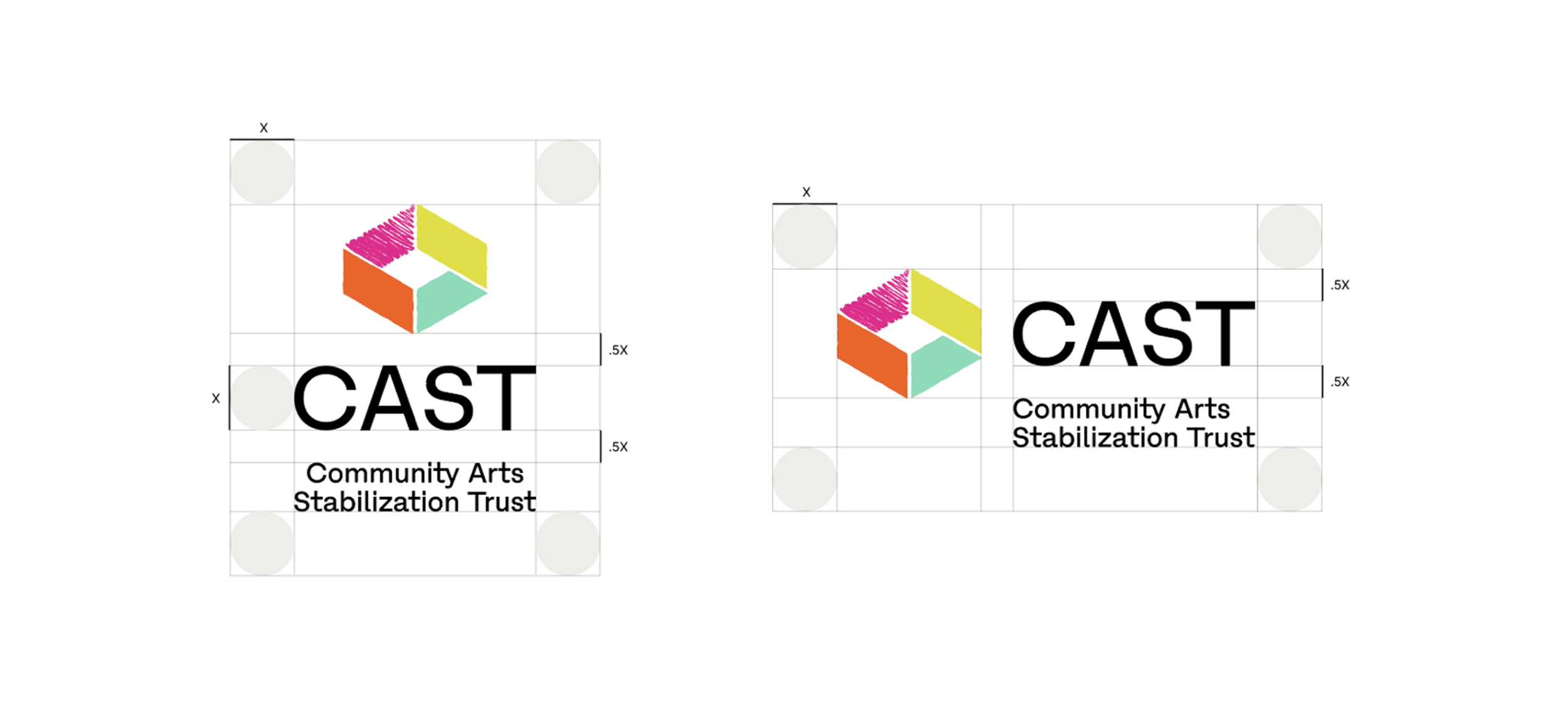 Vector logo design asset created for a local nonprofit organization brand identity.