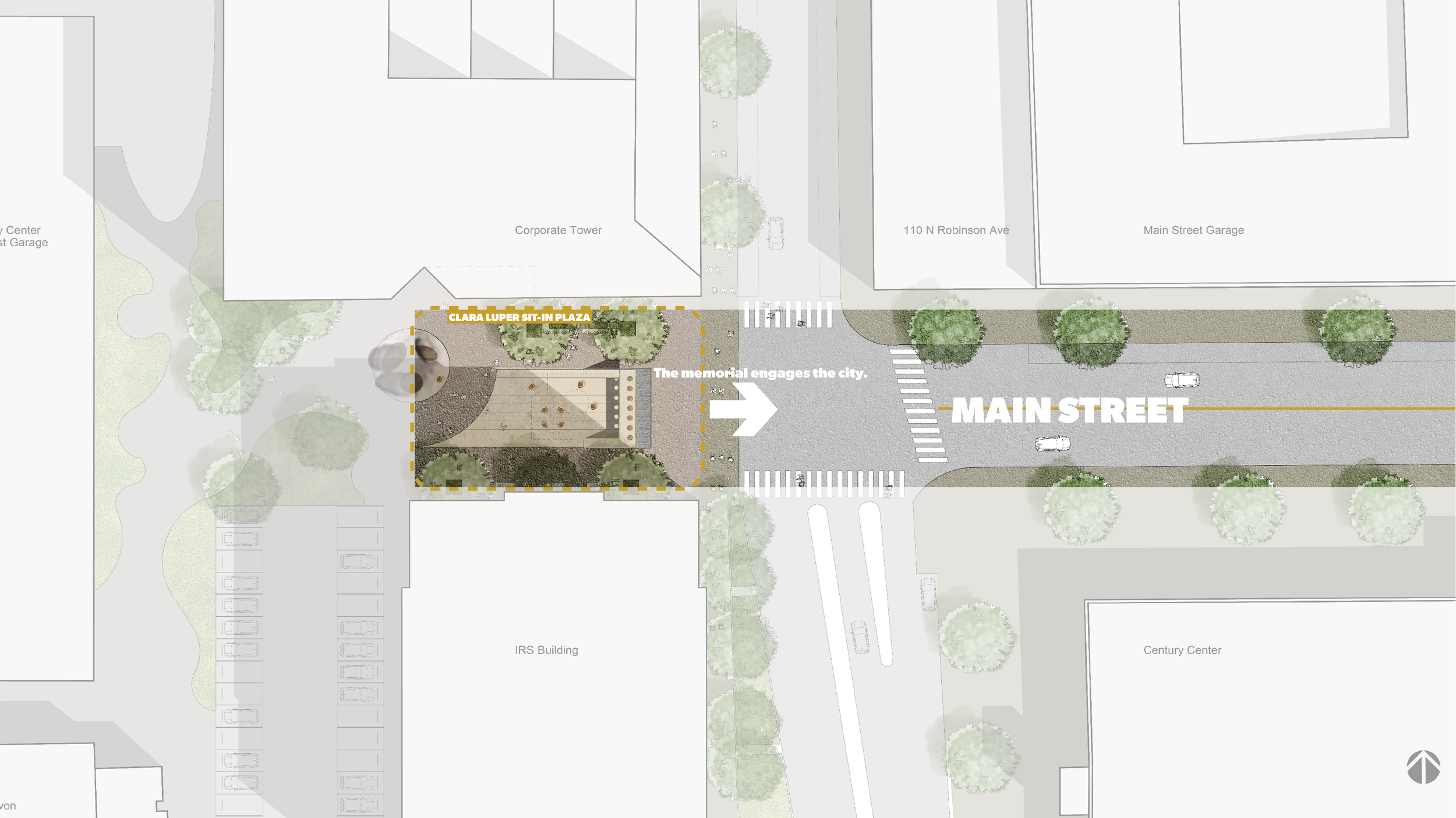Rendered Site Plan with Arrow.png