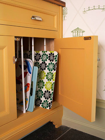 Cabinet Divider for trays, cookie sheets, and more from BHG