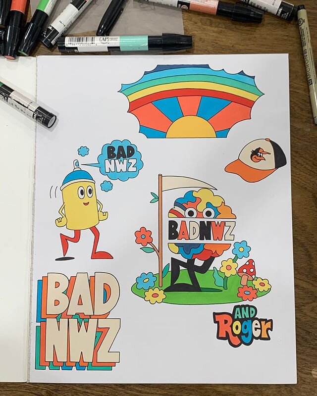 Excited to announce that @dabsmyla and myself kick off season two of @bad_nwz ⁠
We talk about all kinds of fun stuff from throwing away art versus keeping everything. (Note to self: Save everything.) Being clean, but admiring the disorderly. Making m