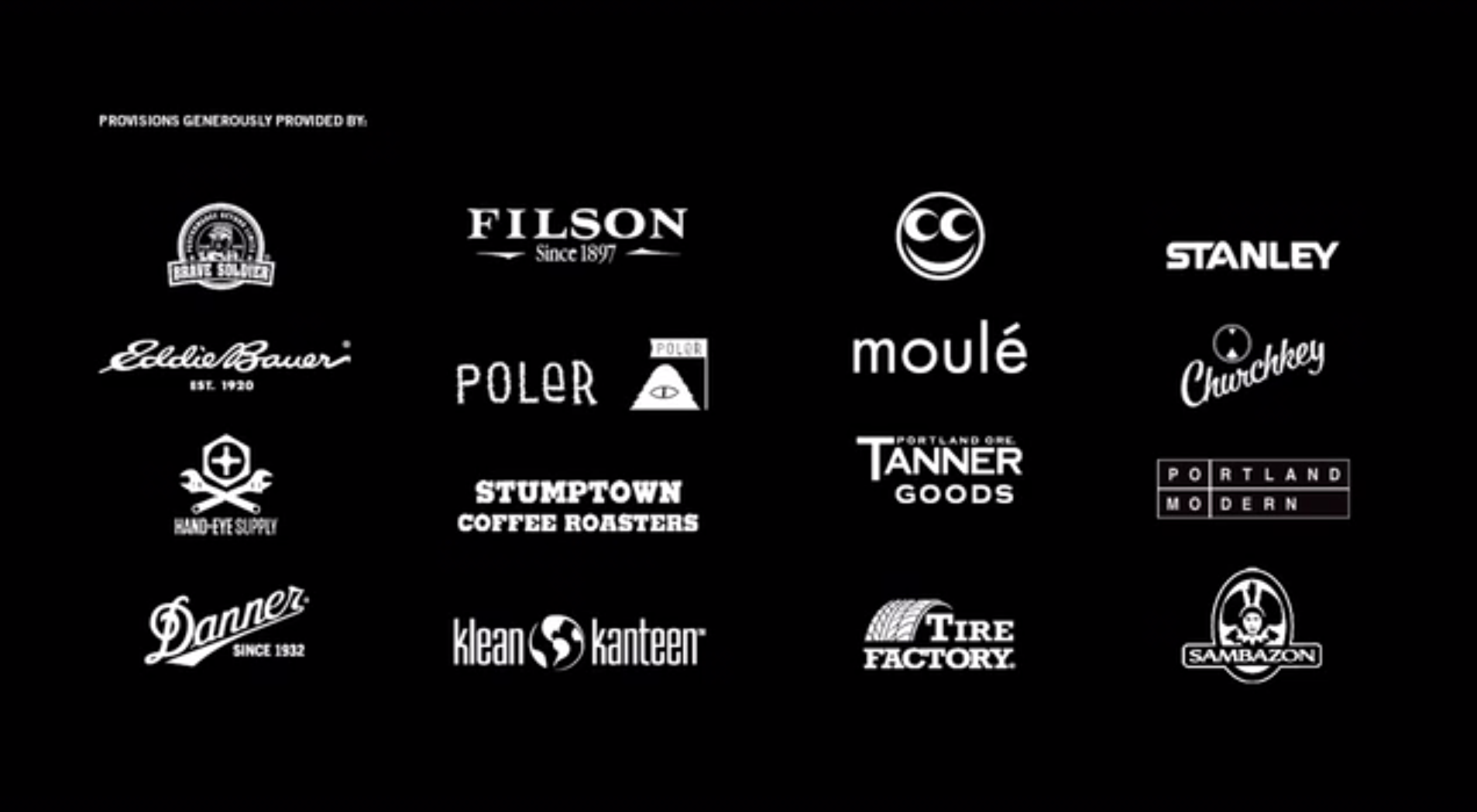 Expedition Sponsors