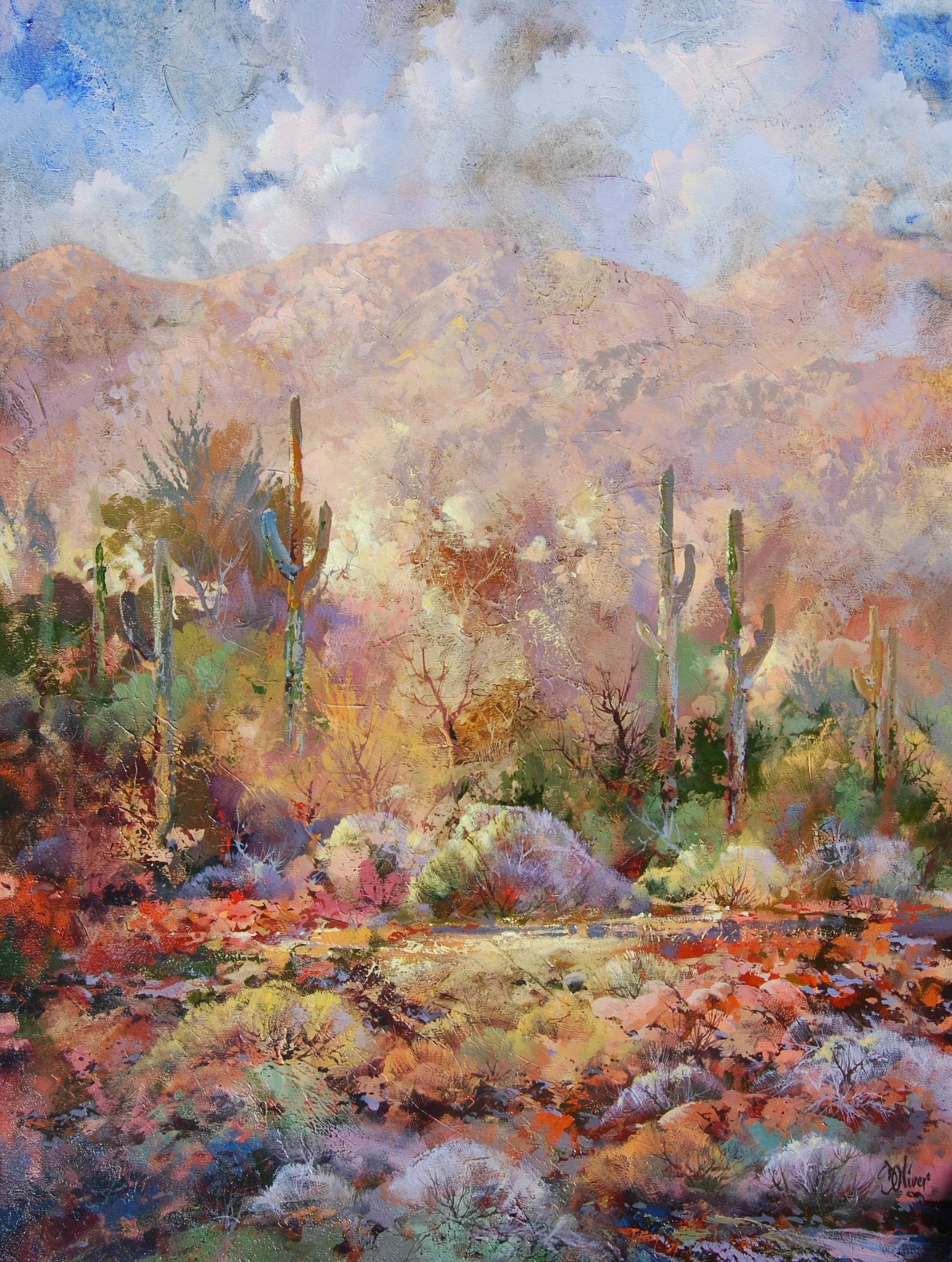 "Creation I" 48x36 $8,900. SOLD