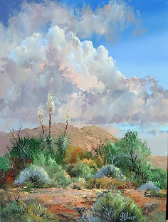 Morning on Yucca Ridge 24 x 18