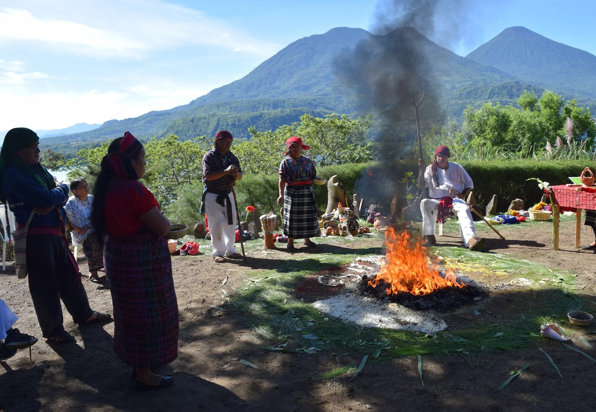 Strengthening our Spiritual Connection ~ Waqxaqui (8) B'atz (Mayan "New Year")  Ceremonial Retreat at Patziapa
