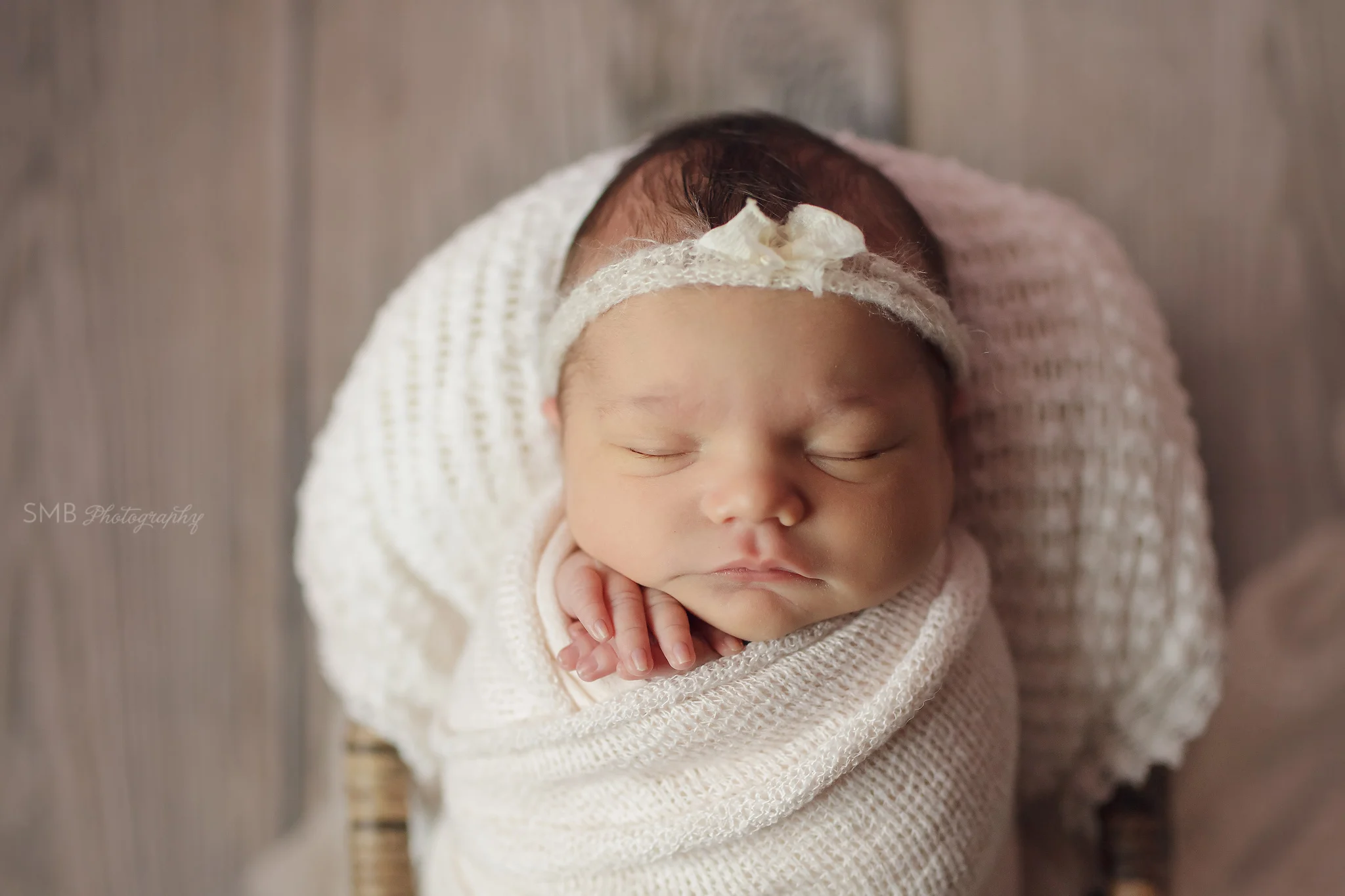 Closeup of babies face