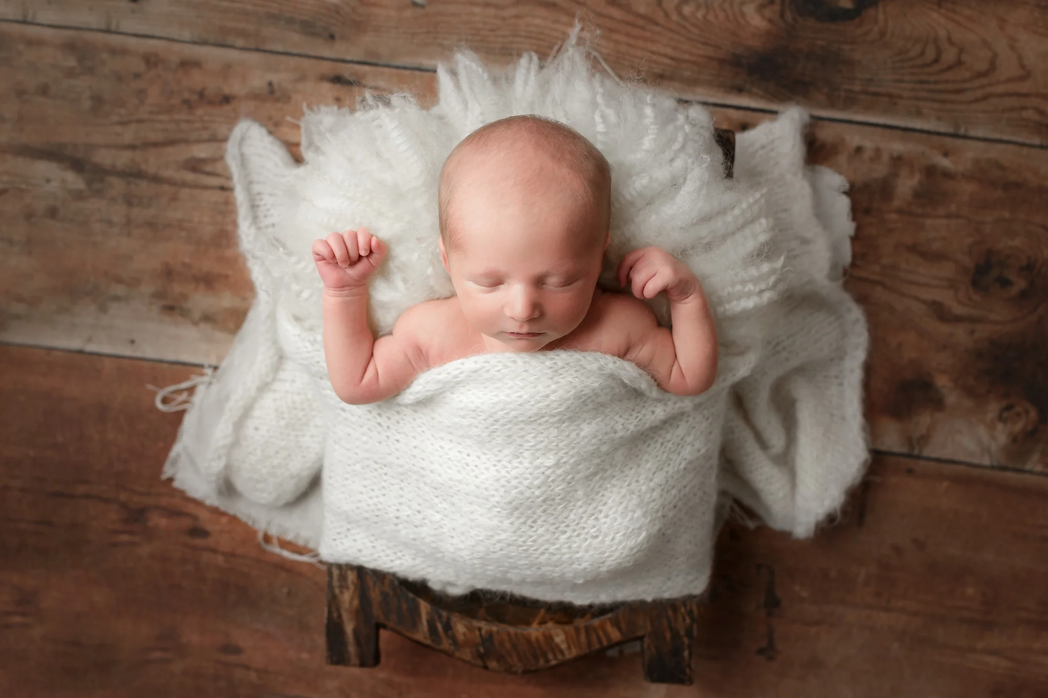 Easton | Wrapped Newborn Session Oklahoma City