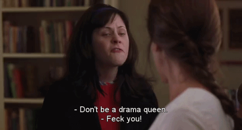 Those are the two sides of my brain fighting about whether or not I'm being super dramatic about this whole thing. 