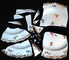 And yeah, I know the pattern doesn't match. I wasn't actually going to use my own set of antique dishes. Judge me.