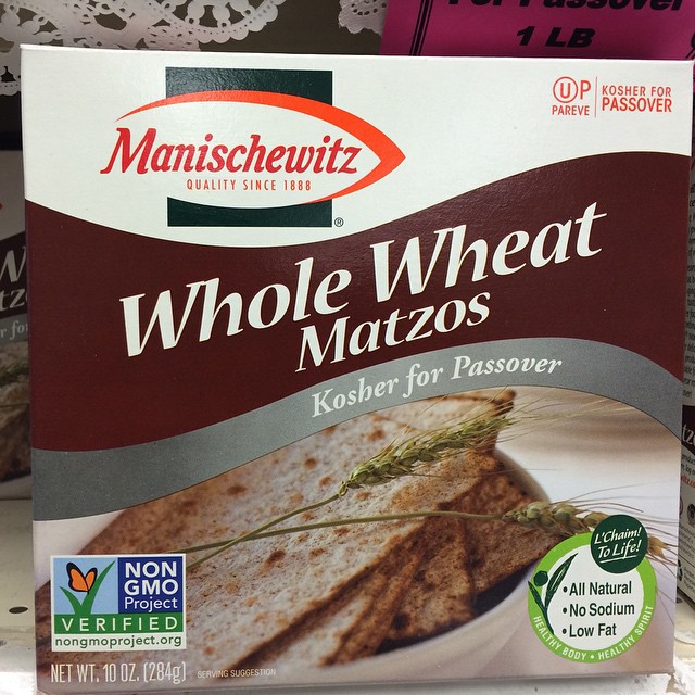 Matzah that is NonGMOProjectVerified now I've seen it all.