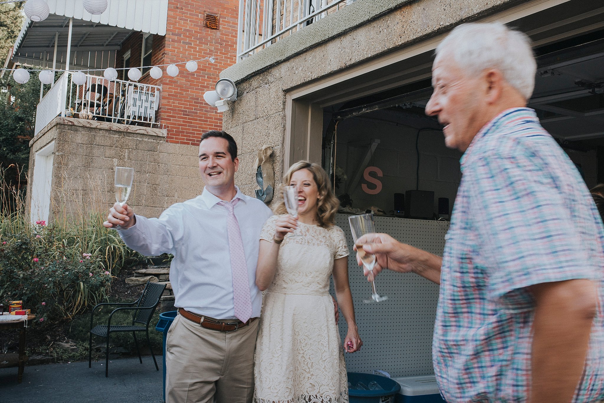 Pittsburgh backyard wedding