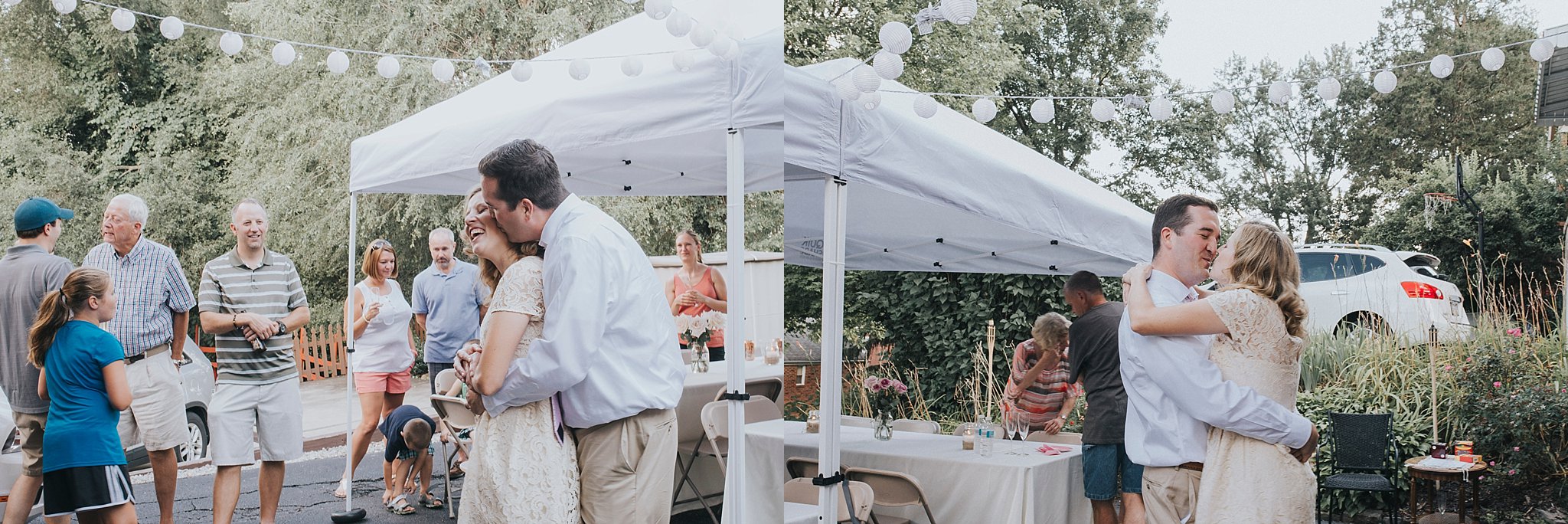 Pittsburgh backyard wedding