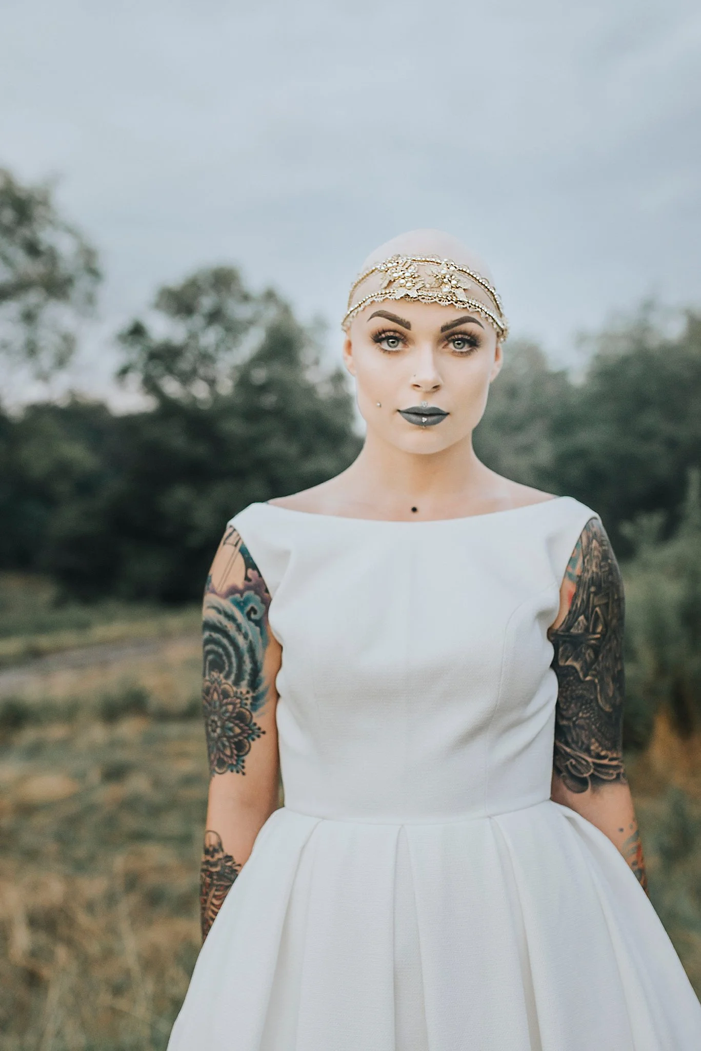 Bald bride by Sandrachile