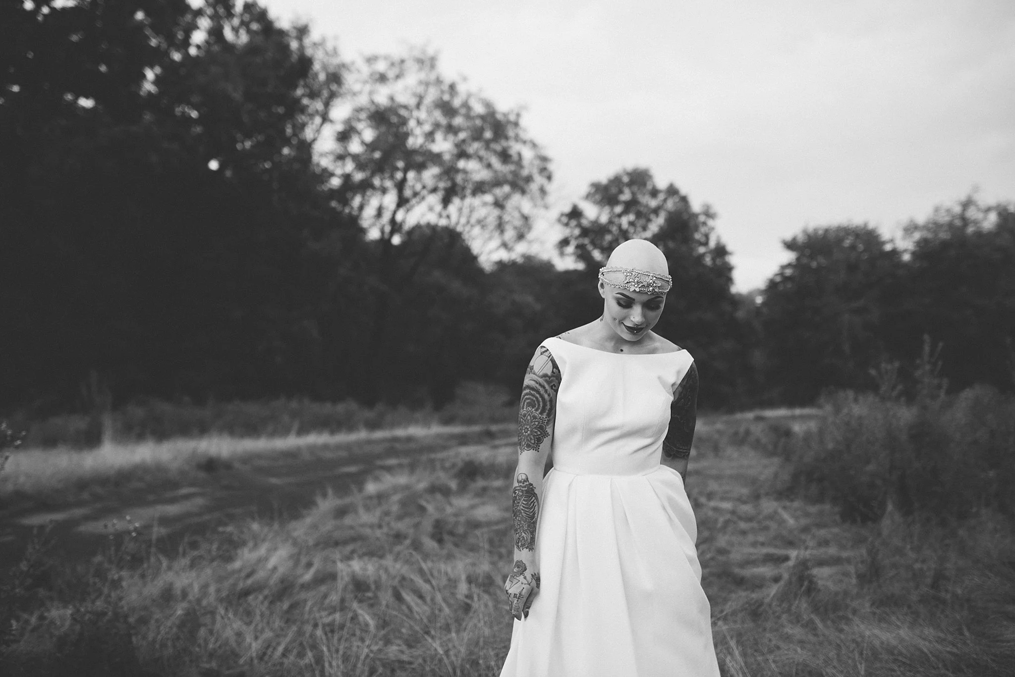 Bald bride by Sandrachile