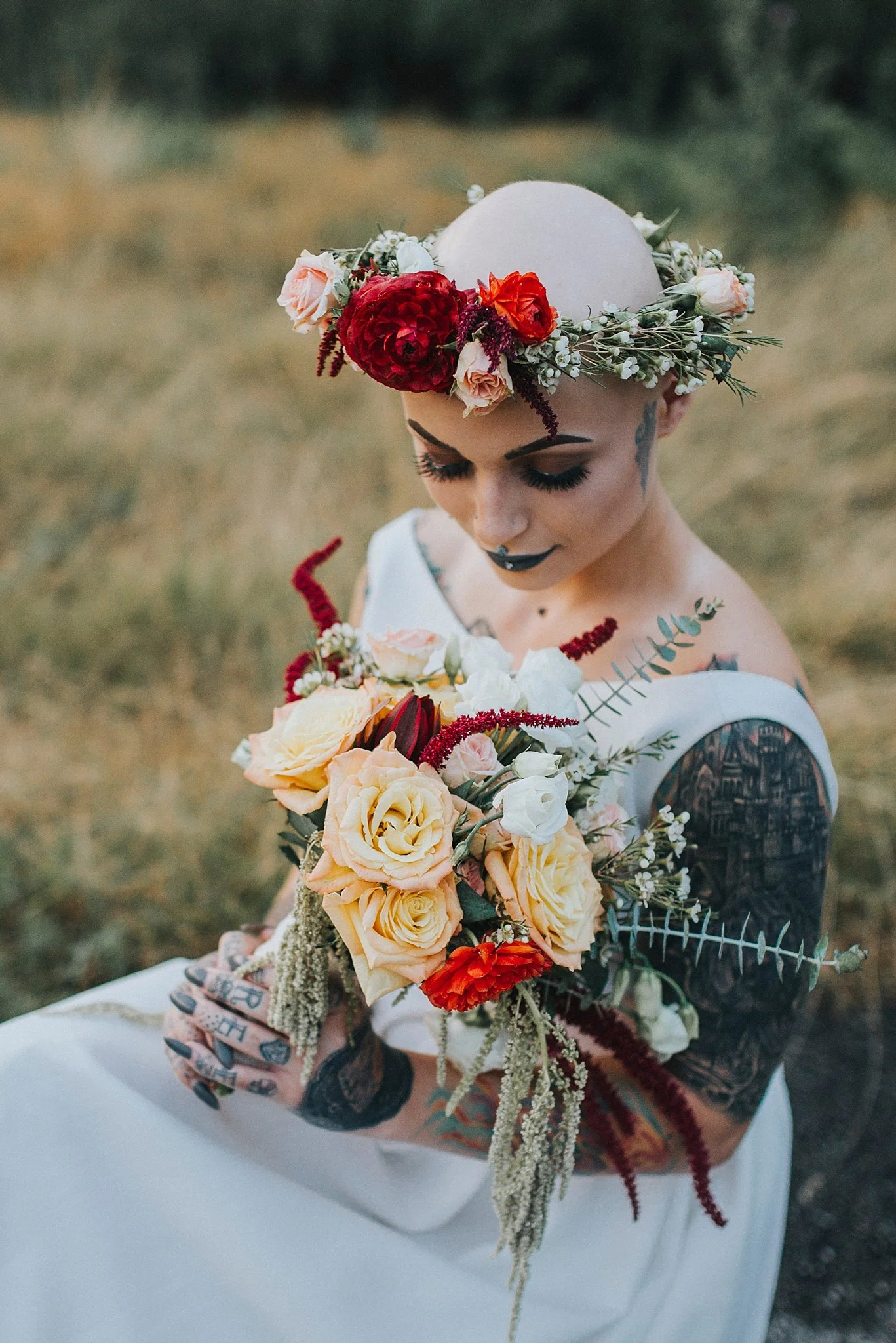 Bald bride by Sandrachile