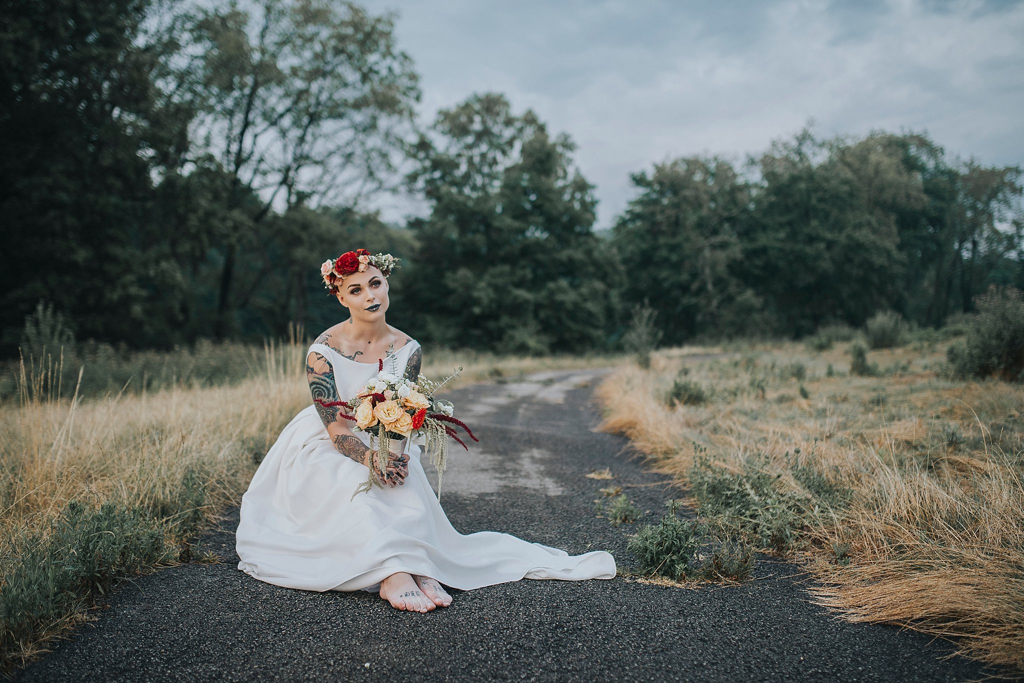Bald bride by Sandrachile