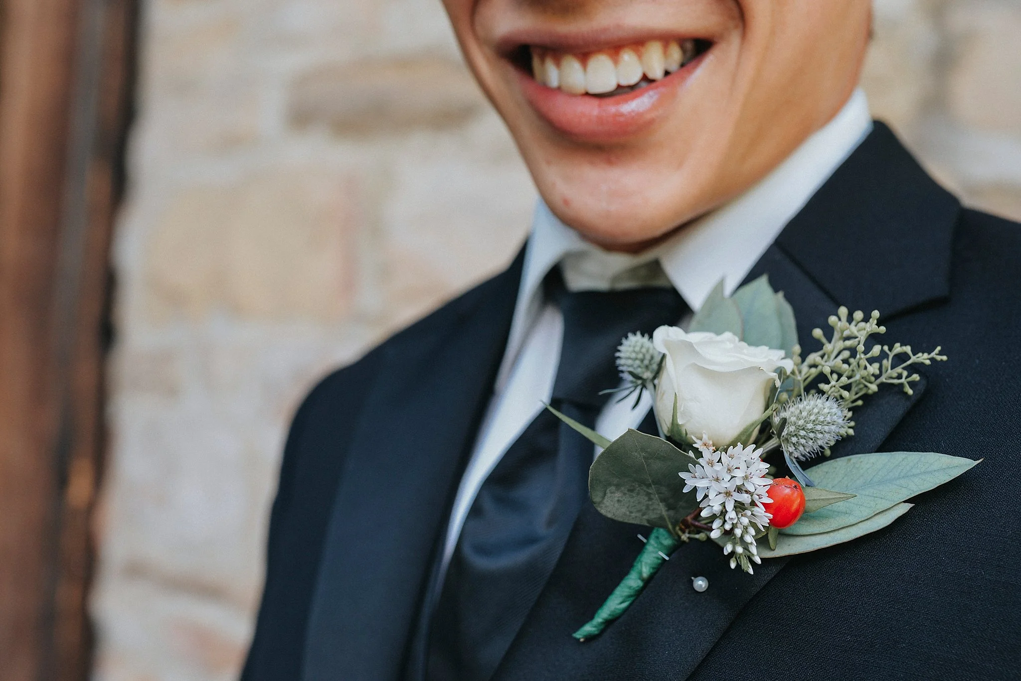 Groom coursage