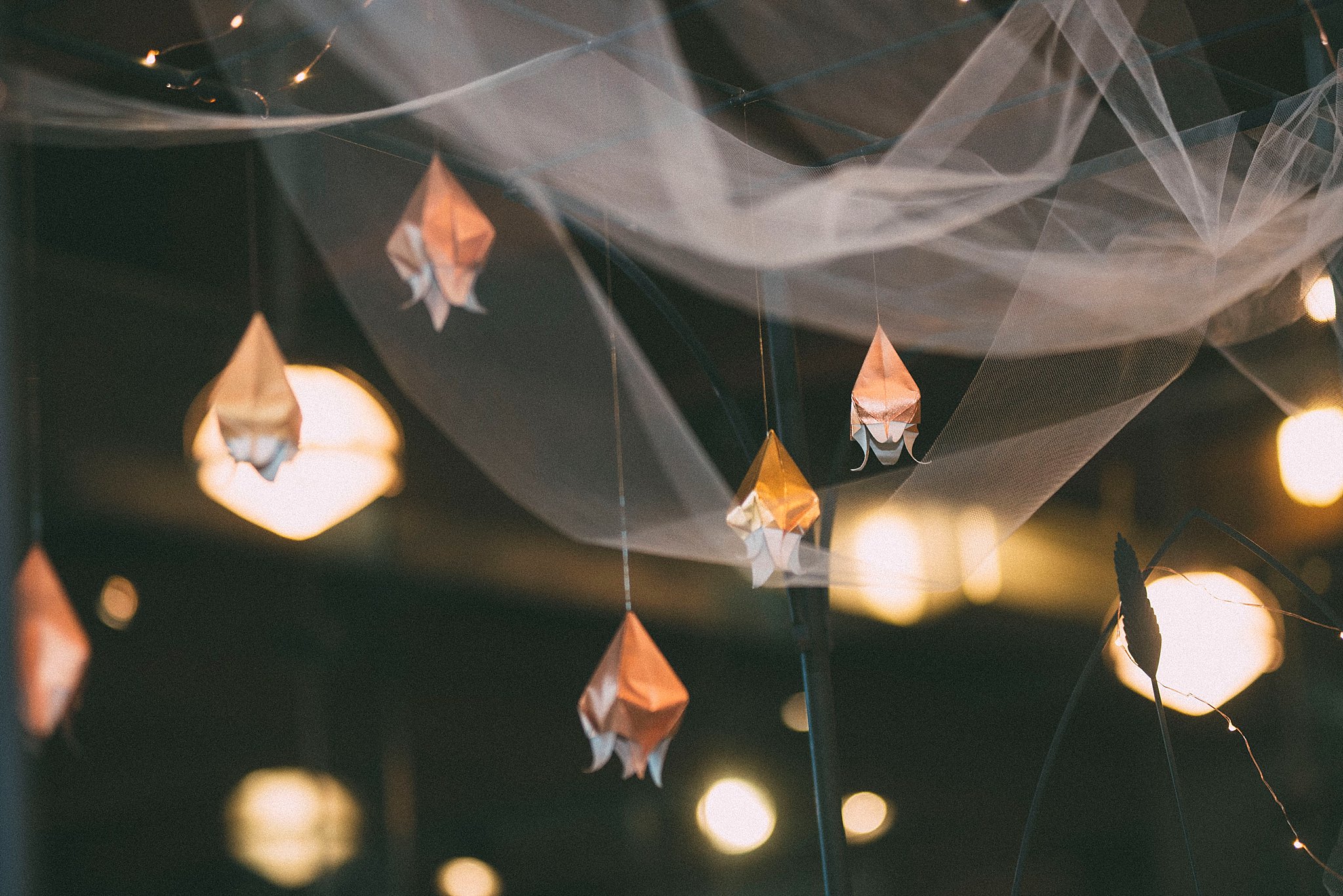 Origami wedding decorations