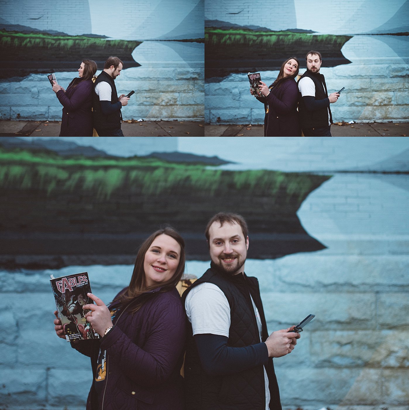 Comics Photography Engagement | Sandrachile.com