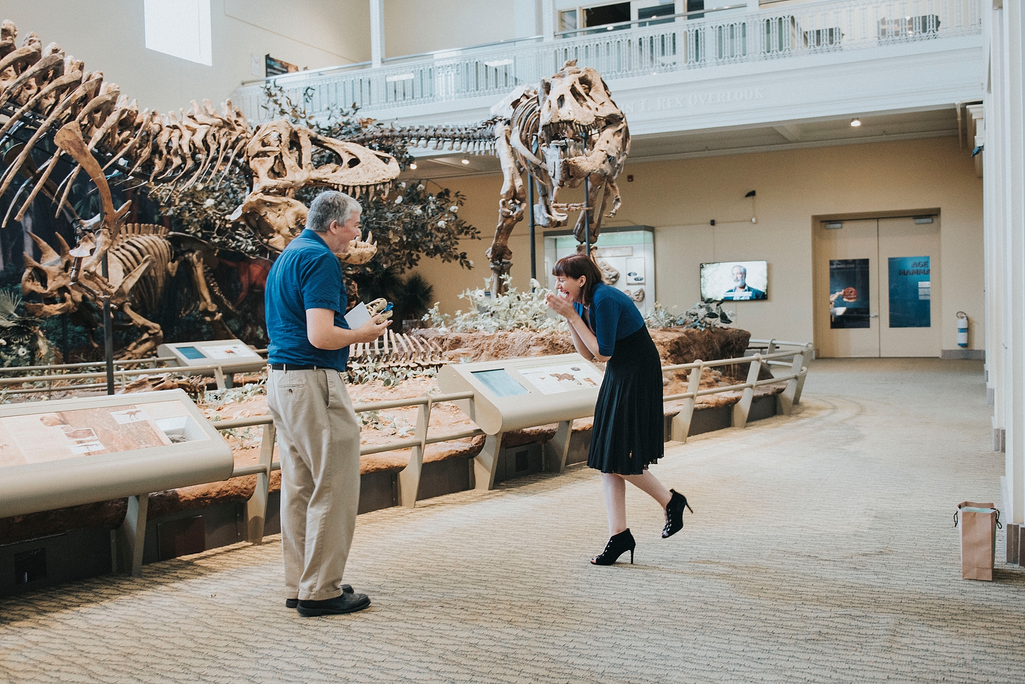 Proposal at Carnegie museum Pittsburgh