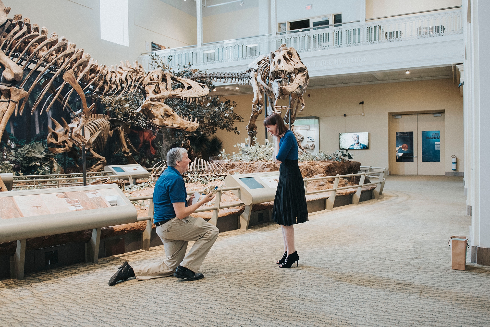 Proposal at Carnegie museum Pittsburgh
