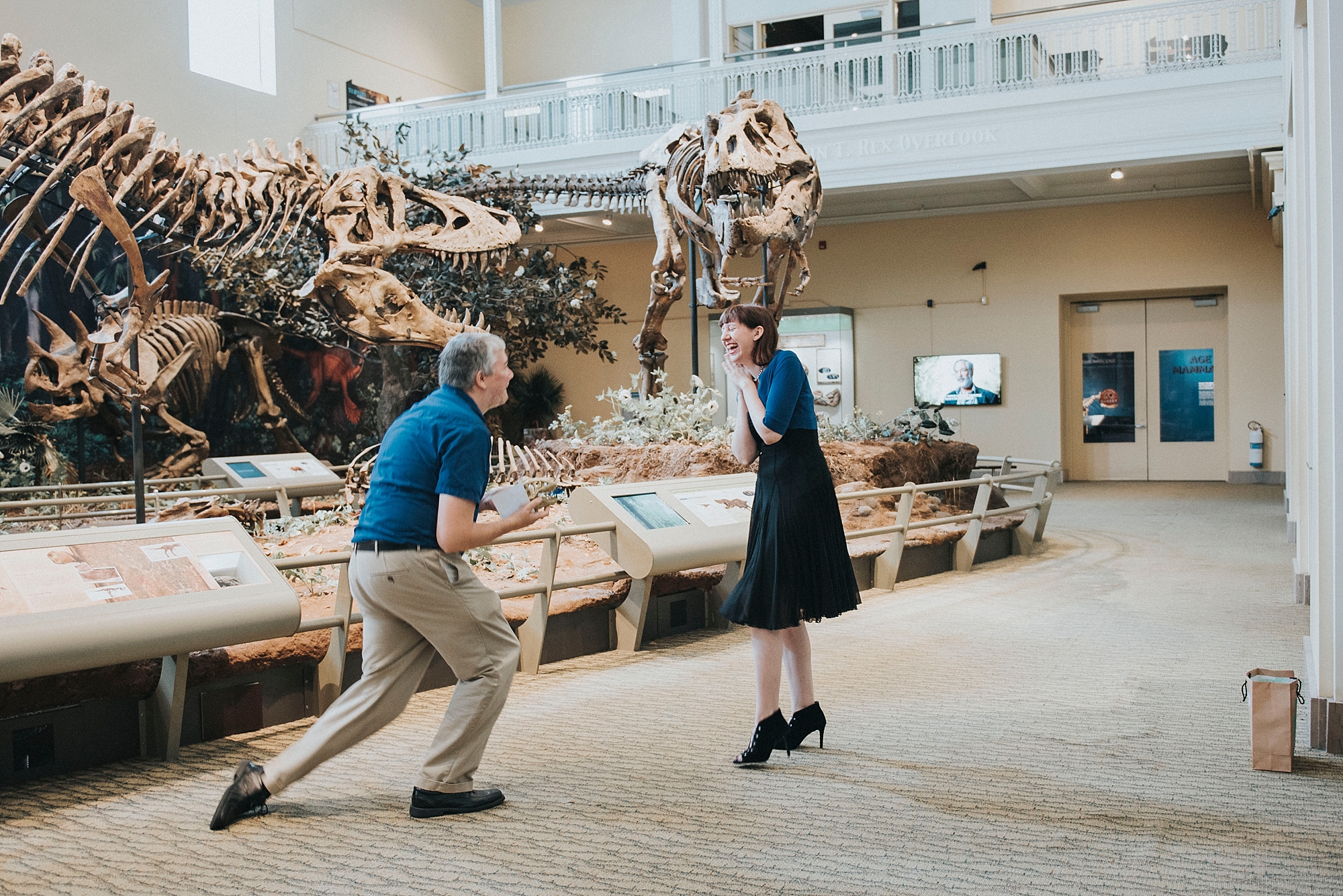 Proposal at Carnegie museum Pittsburgh