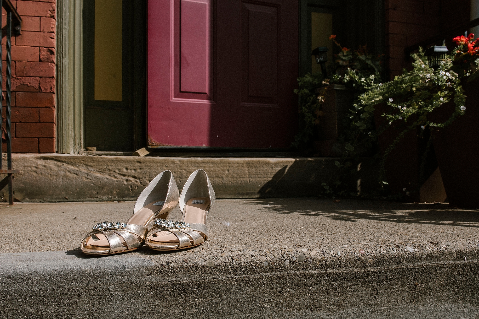 Gold wedding shoes Pittsburgh