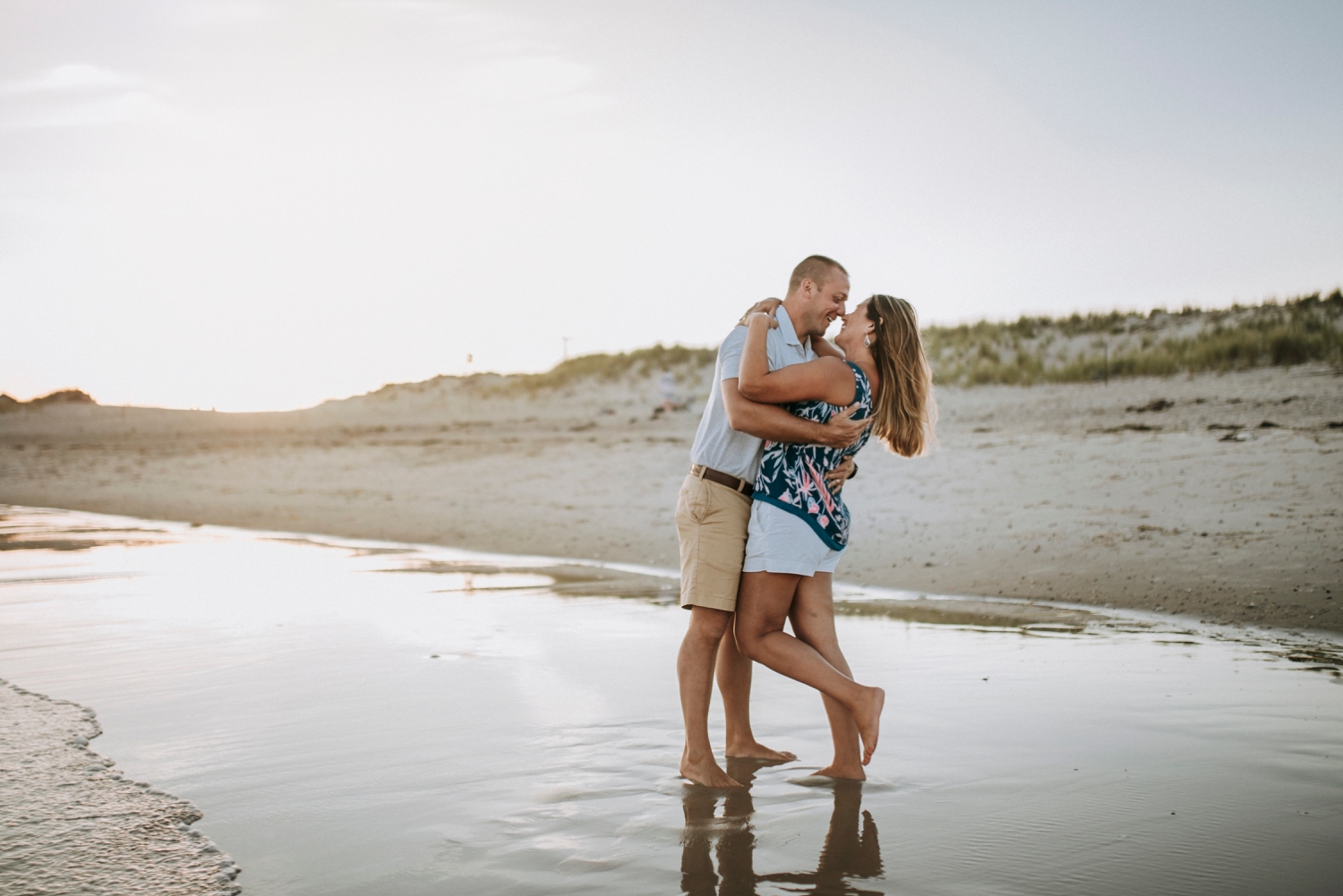 Couple photography at the beach
