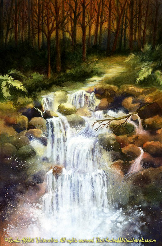 waterfalls_linda-abblett_watercolor-painting.jpg
