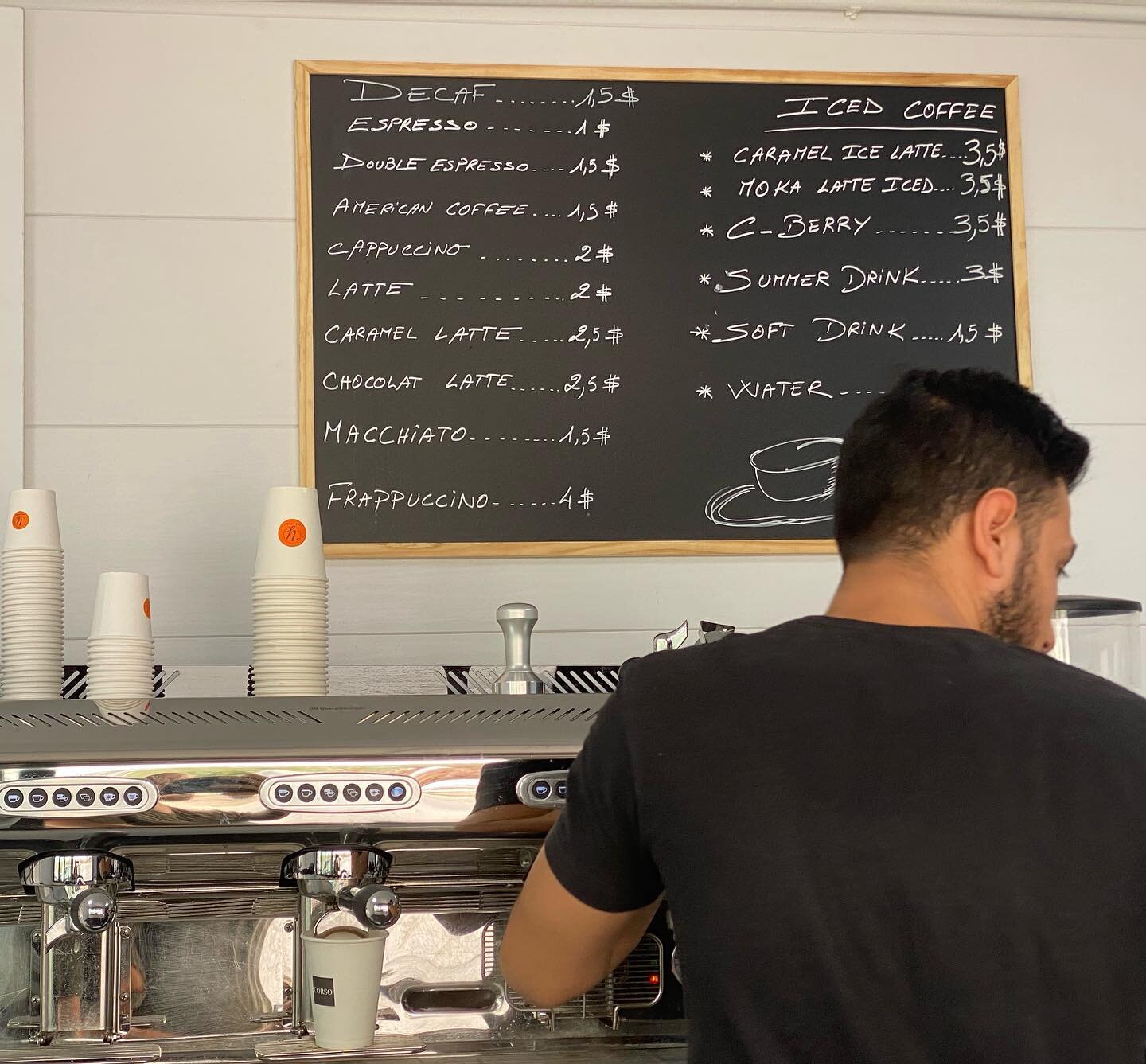 Coffee in Lebanon is now being priced in USD - along with many other things, as people are abandoning the local currency because of its instability. But many are being left behind because they get paid in Lira, and now a simple cup of coffee would br