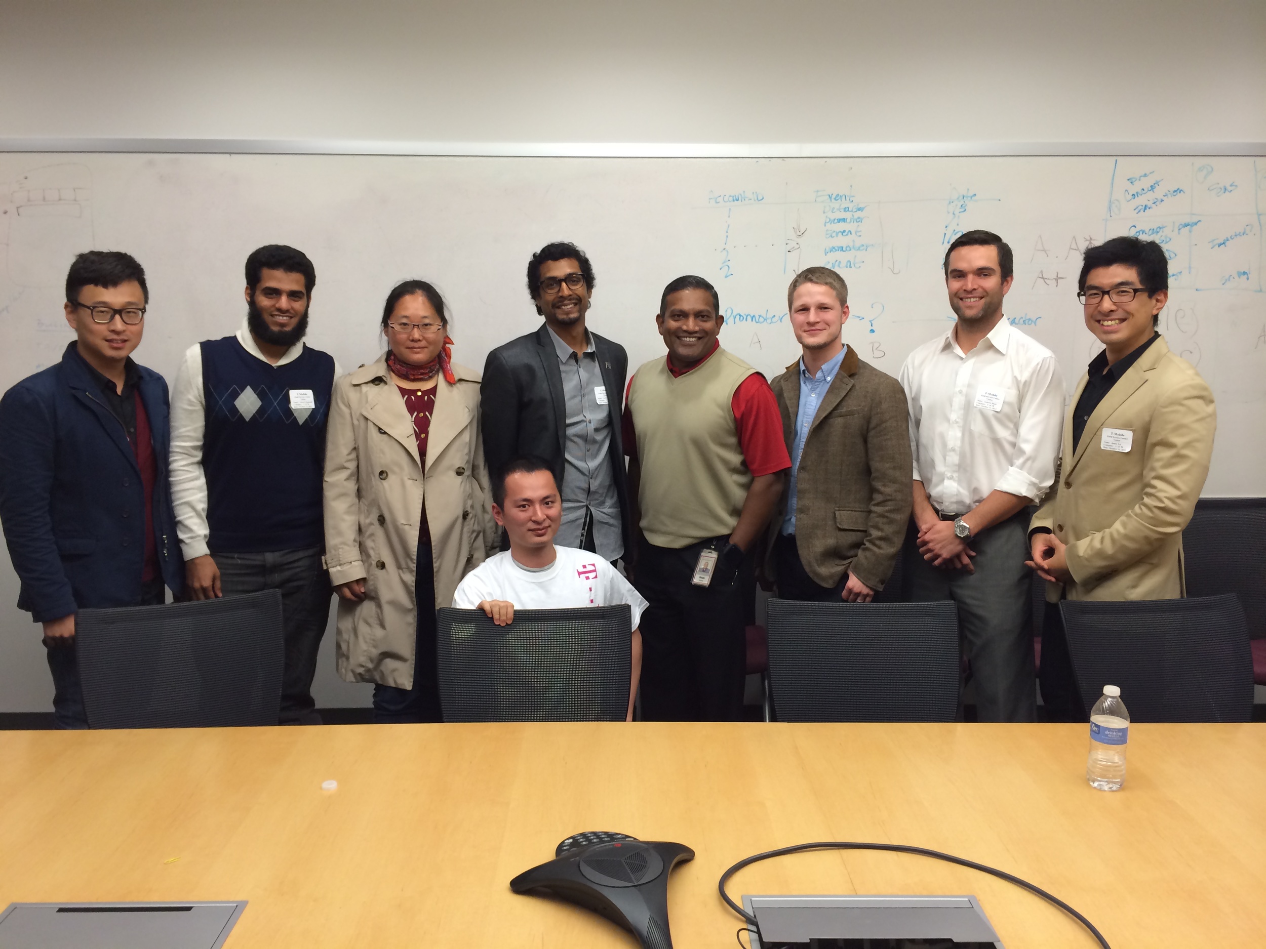 Members meeting with the real estate team at T-Mobil e.