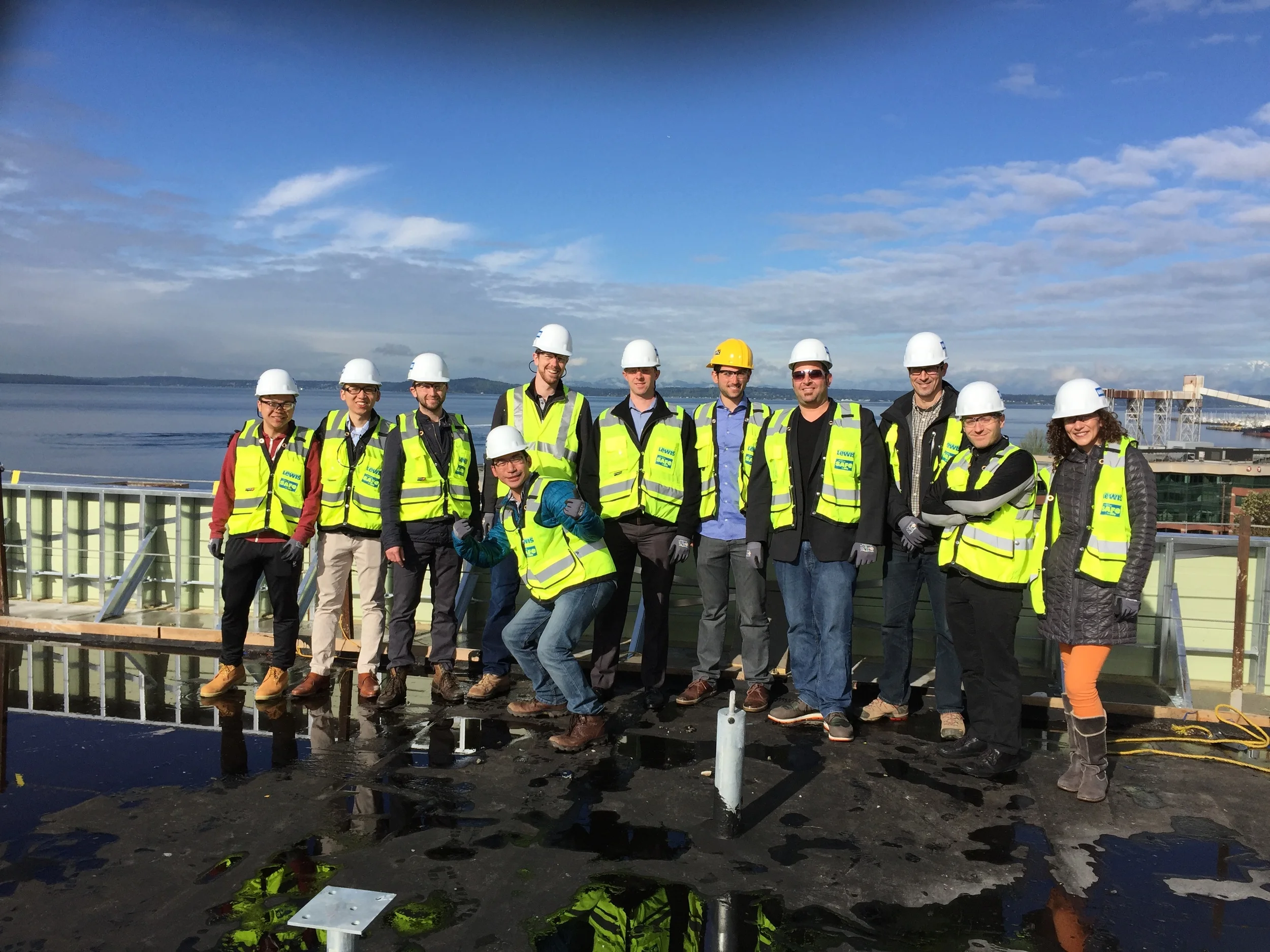 Members touring Martin Selig's 3rd & Harrison Project