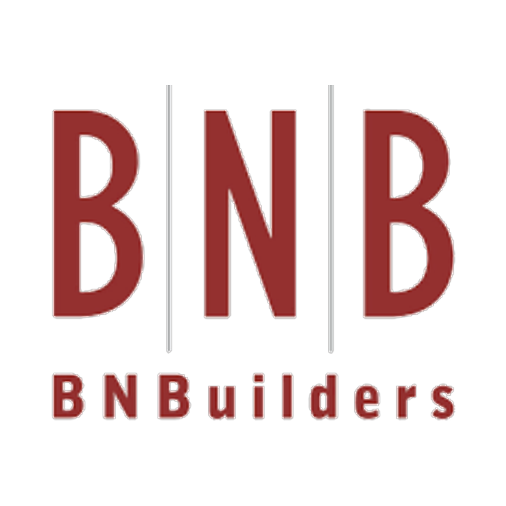 Logo with large red letters 'BNB' and smaller red text below reading 'BNBuilders'.