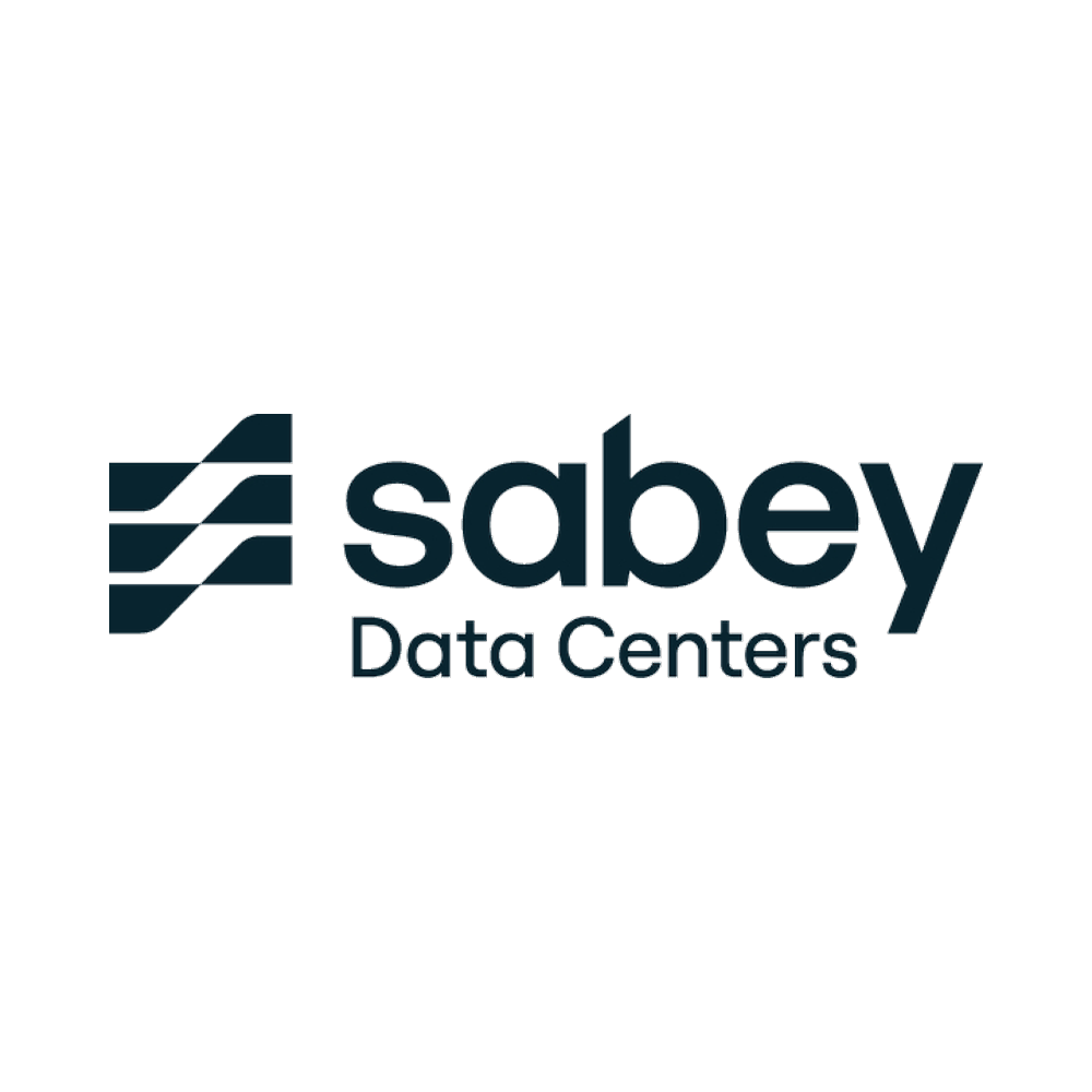 Logo of Sabey Data Centers with stylized icon and company name