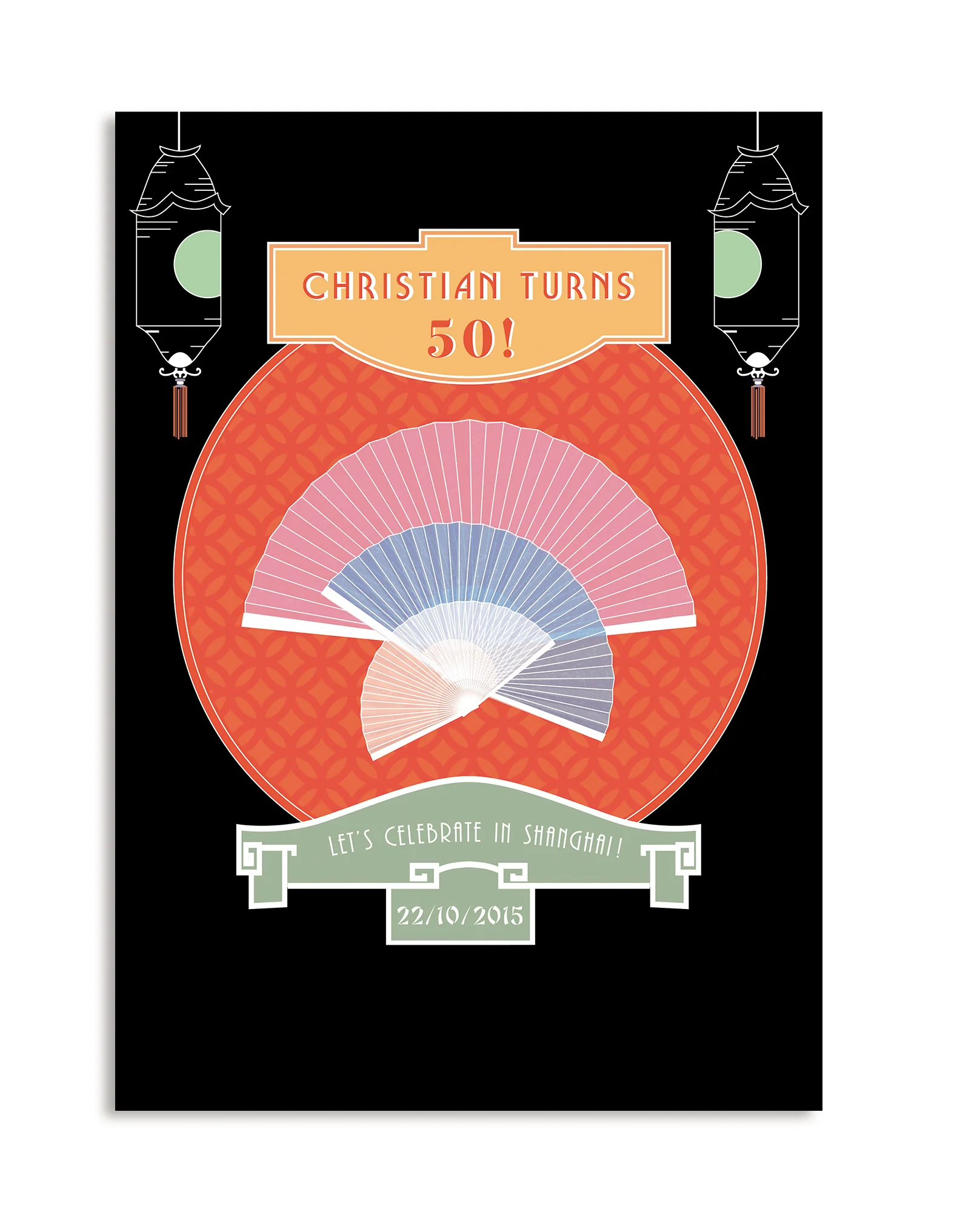 China inspired graphics