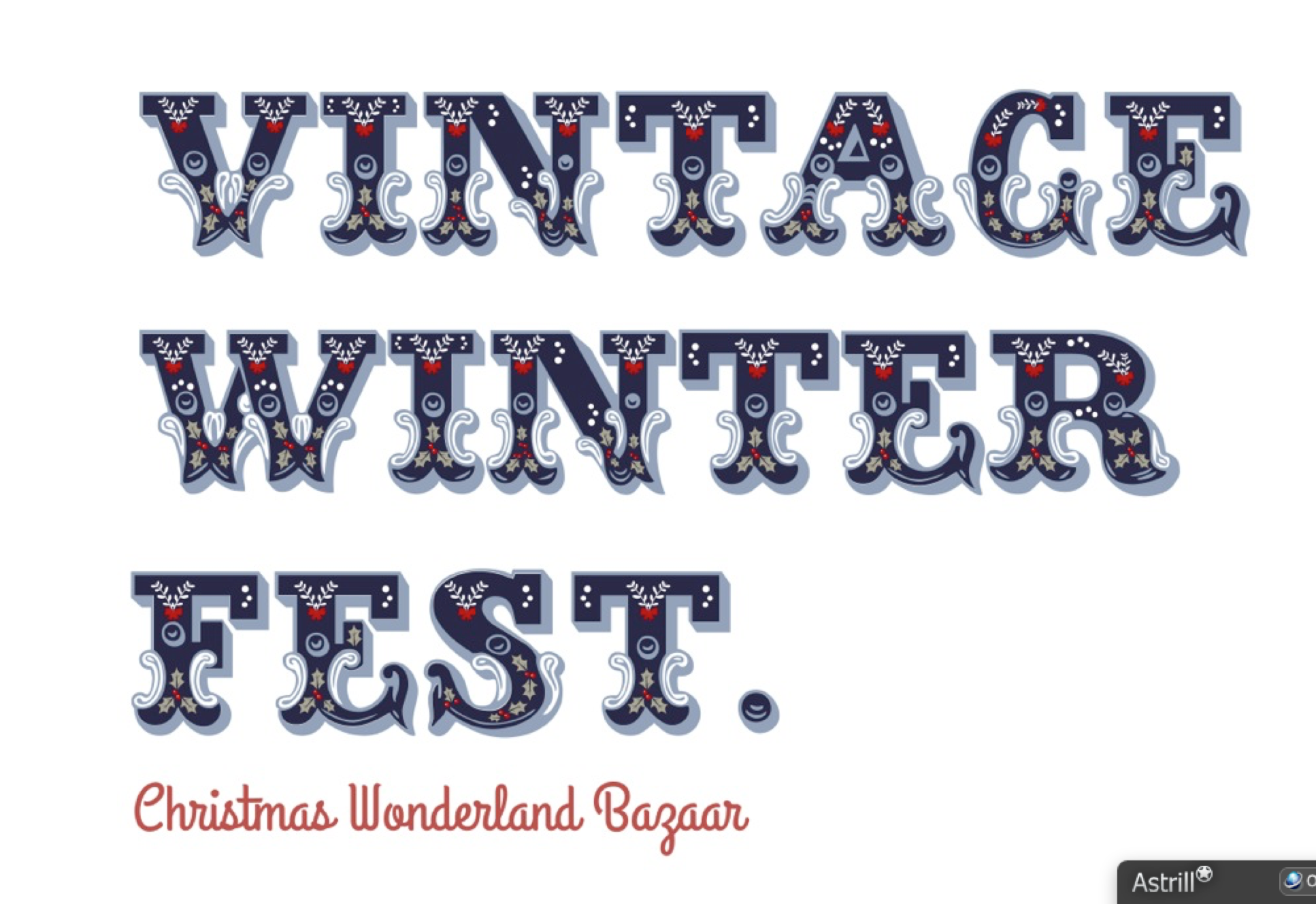 Christmas Lettering