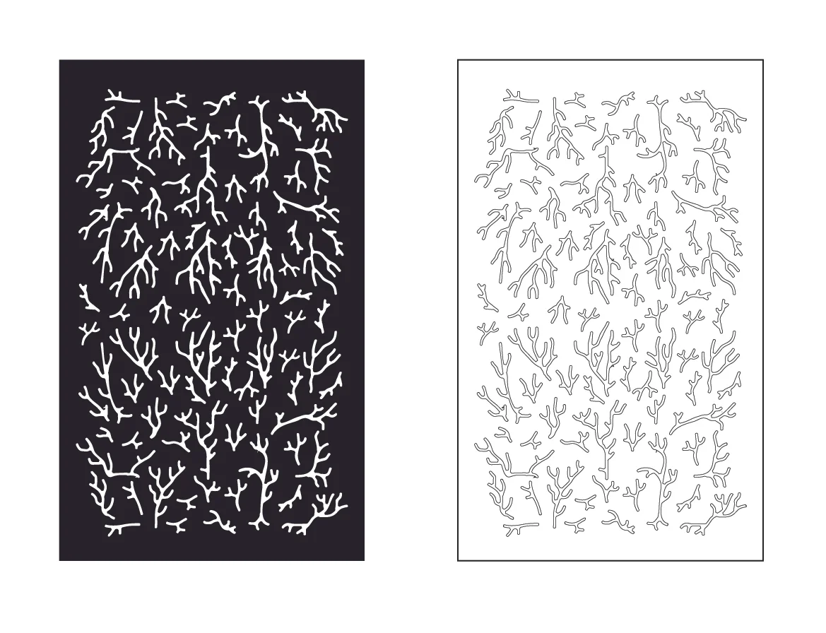 B&W corals