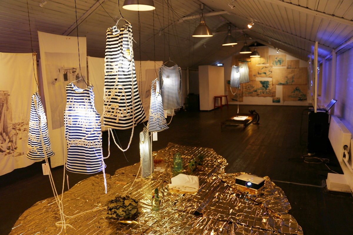 Overview exhibition Marie de La Ville Baugé