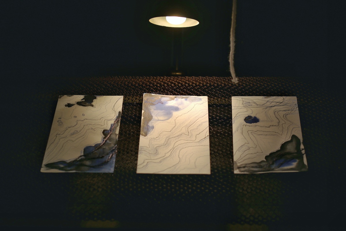 maps of the depth of the East Siberian sea, De Long Archipelago