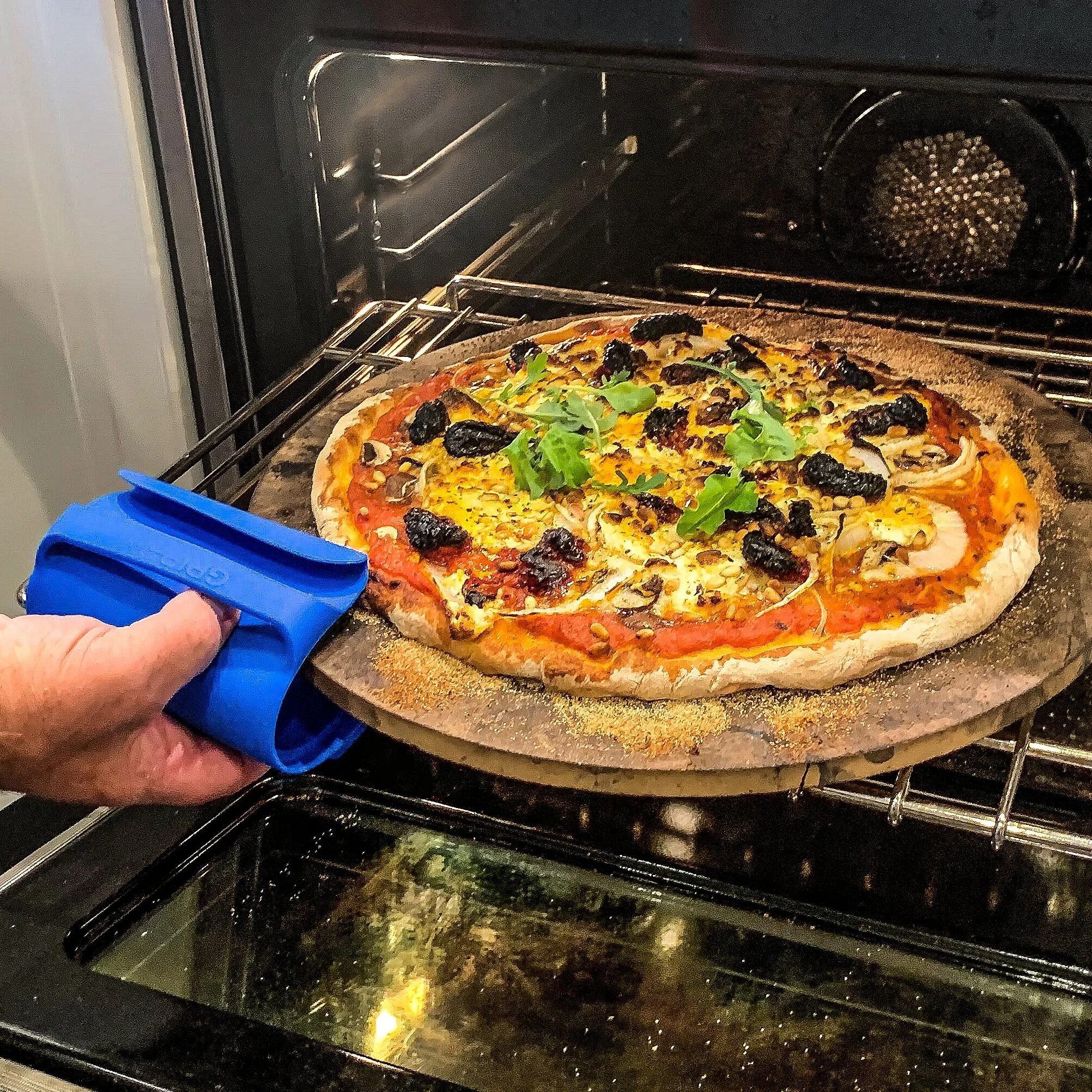 GRIPmitt - 2-Pack Silicone Cooking Mitt for Kitchen and BBQ