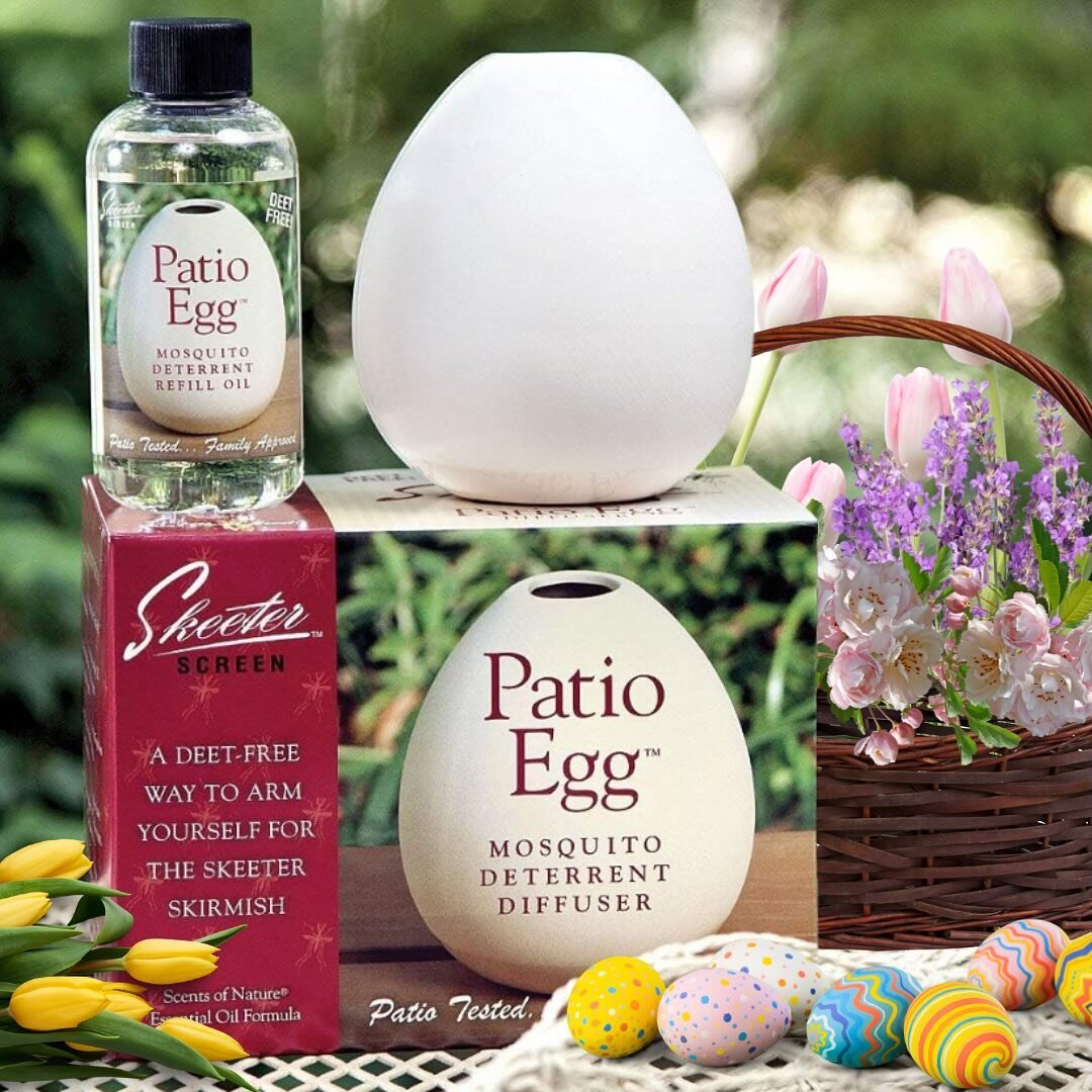 The best eggs keep the bugs away! It&rsquo;s shaping up to be a warm Easter holiday, but warm air brings out the insects. Don&rsquo;t let the pests ruin your fun! Our Patio Egg is the perfect solution! 

The details:
🐣Easy, Safe &amp; Effective Way 