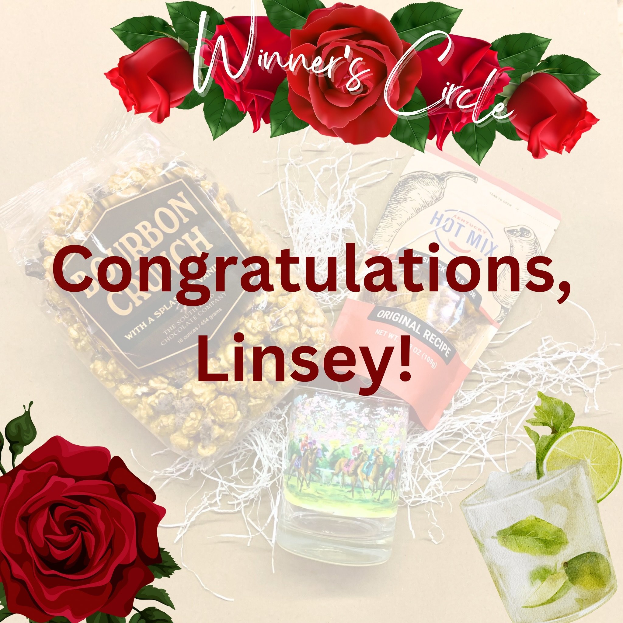 Congratulations to @linseyemc! She&rsquo;s the winner of our Derby Bundle! 
Stick around for more fun, more gift ideas, and more giveaways! 

Give the best gift, host the best gathering, have the most fun.
🏬Shop in Store: 321 Broadway, Paducah, KY
?