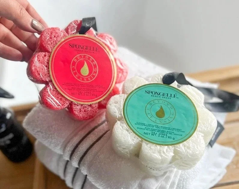 Stocking stuffers for her! 

Glide along our hydrating bath sponge and body buffer to gently cleanse and exfoliate, leaving your skin dreamy-soft. They smell amazing!

Give the best gift, host the best gathering, have the most fun. 🏬Shop in Store: 3
